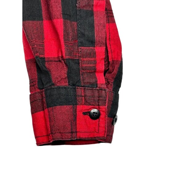 Vintage Goouch L/S Red Plaid Button Down Shirt Mens Large - Picture 3 of 5